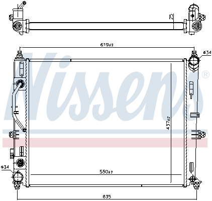 Nissens Radiateur 606594