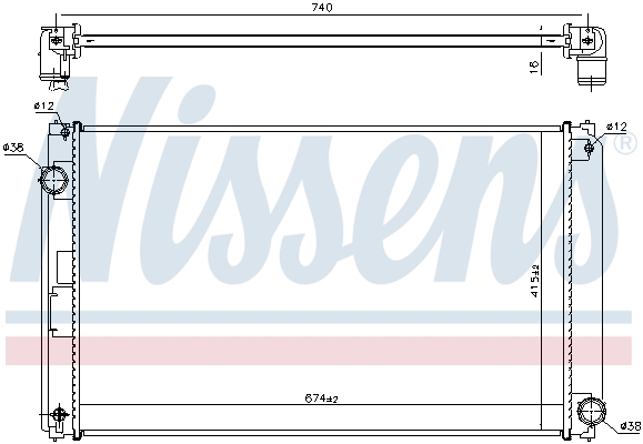 Nissens Radiateur 606610