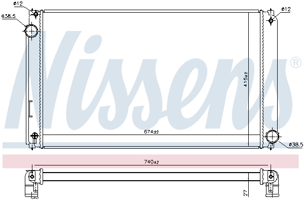 Nissens Radiateur 606635