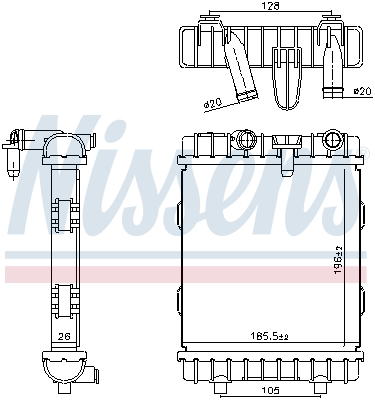 Nissens Radiateur 606641