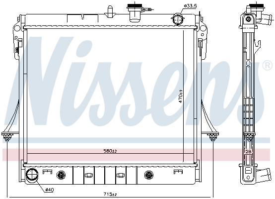 Nissens Radiateur 606649