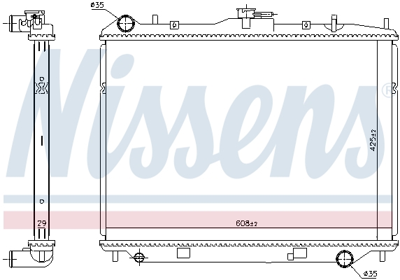 Nissens Radiateur 606670