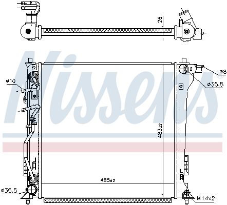 Nissens Radiateur 606673