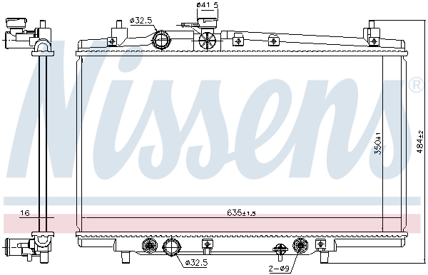 Nissens Radiateur 606687