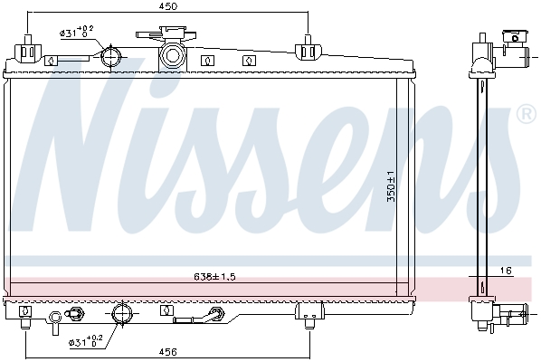 Nissens Radiateur 606688