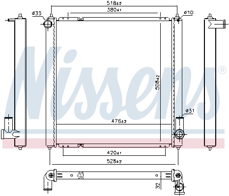 Nissens Radiateur 606690