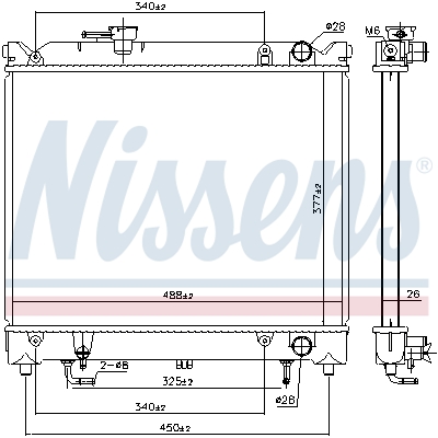 Nissens Radiateur 606692