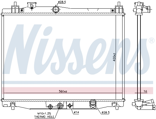 Nissens Radiateur 606707