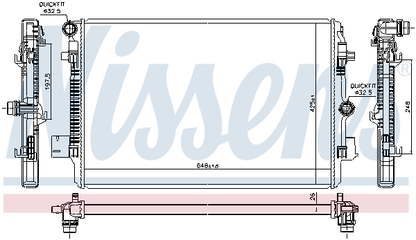 Nissens Radiateur 606720