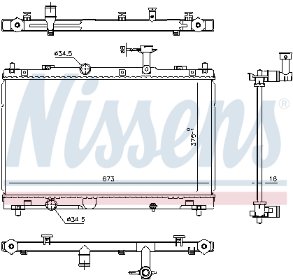 Nissens Radiateur 606736