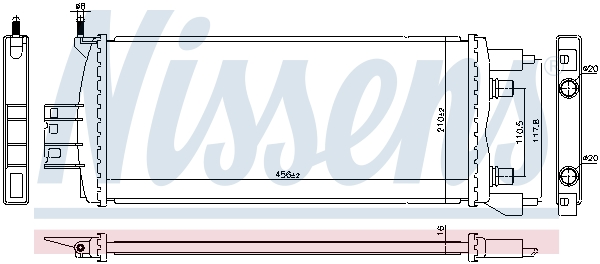 Nissens Radiateur 606763