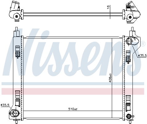 Nissens Radiateur 606766