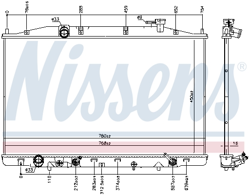 Nissens Radiateur 606769