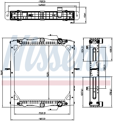 Nissens Radiateur 606776