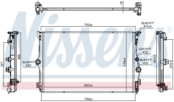 Nissens Radiateur 606781