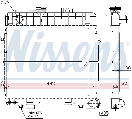 Nissens Radiateur 60683