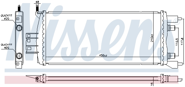 Nissens Radiateur 606840