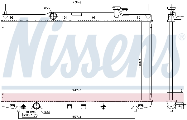 Nissens Radiateur 606841