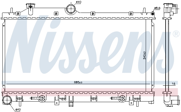 Nissens Radiateur 606842