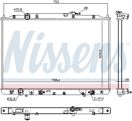 Nissens Radiateur 606853