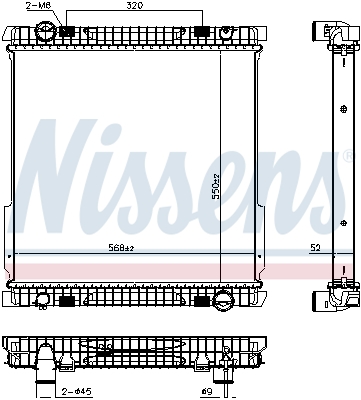 Nissens Radiateur 606872