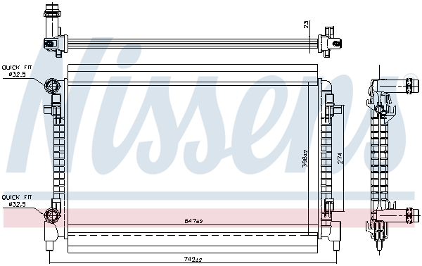 Nissens Radiateur 606909