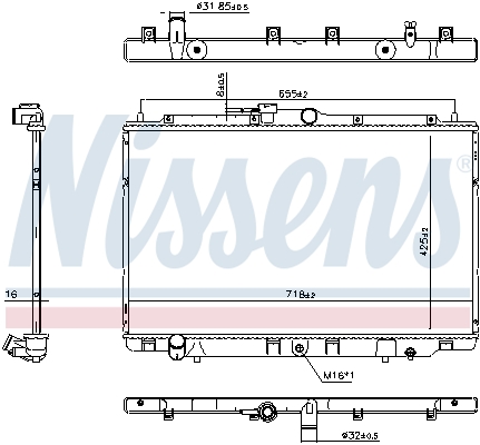 Nissens Radiateur 606945