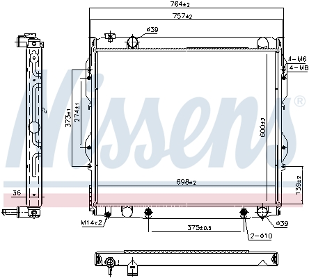 Nissens Radiateur 606948
