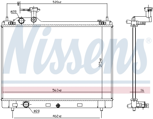 Nissens Radiateur 606951