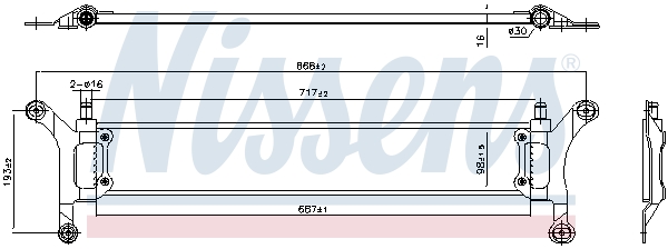 Nissens Radiateur 606955