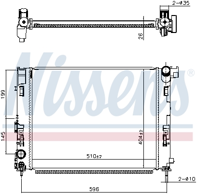 Nissens Radiateur 607086