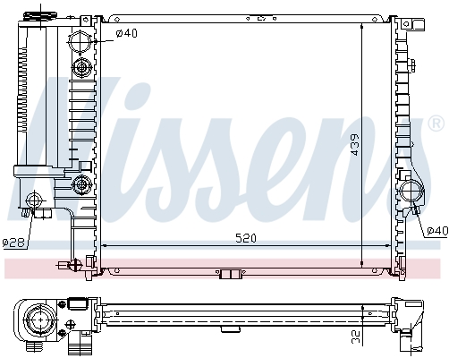 Nissens Radiateur 60709A