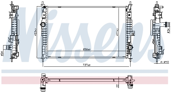 Nissens Radiateur 607100