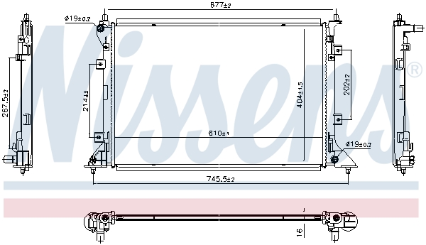 Nissens Radiateur 607104