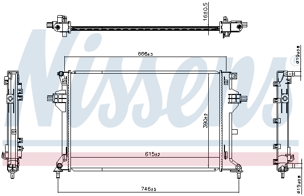 Nissens Radiateur 607111