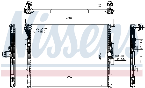 Nissens Radiateur 607116