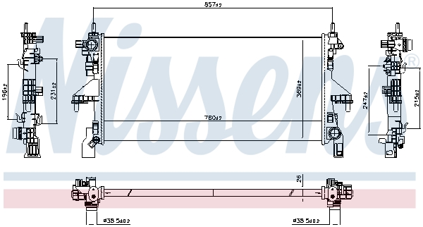 Nissens Radiateur 607131