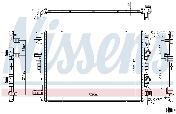 Nissens Radiateur 607140