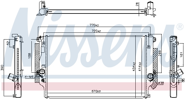 Nissens Radiateur 607185