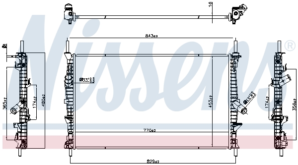 Nissens Radiateur 607191