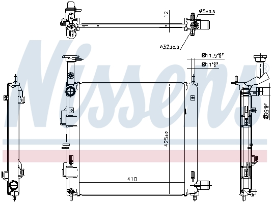 Nissens Radiateur 607192