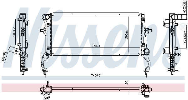 Nissens Radiateur 607215