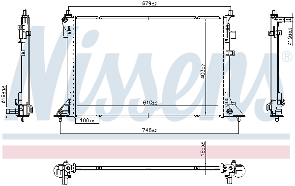 Nissens Radiateur 607220