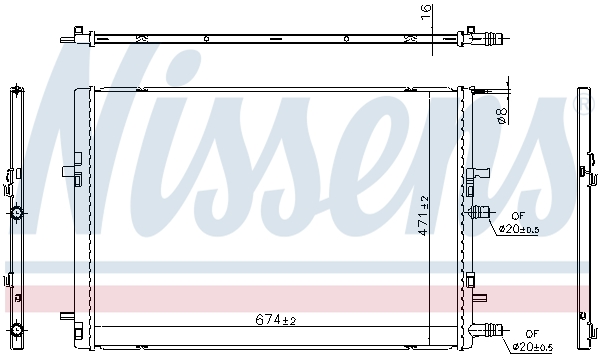 Nissens Radiateur 607226
