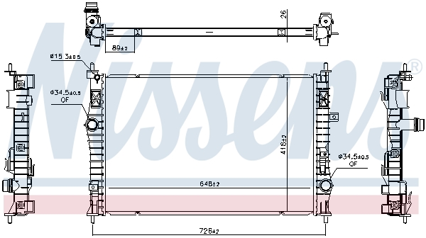 Nissens Radiateur 607228