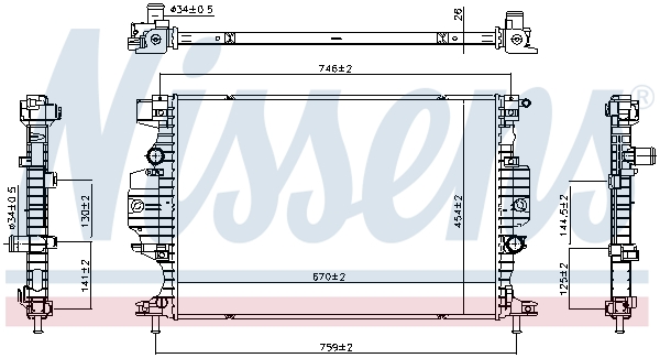 Nissens Radiateur 607230
