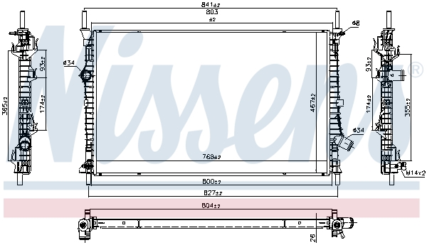 Nissens Koelmodule 607247