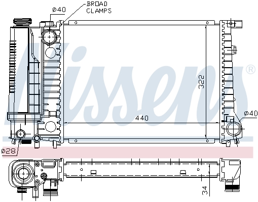 Nissens Radiateur 60735A