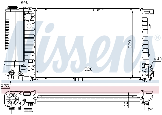 Nissens Radiateur 60736A