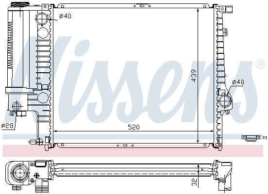 Nissens Radiateur 60743A